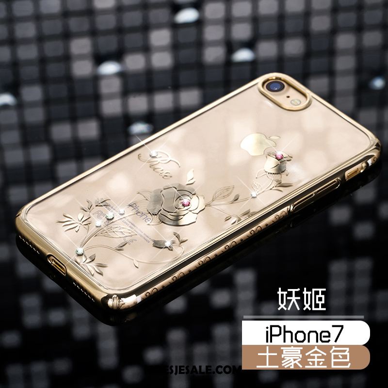 iPhone 7 Hoesje Met Strass Luxe Nieuw Hard Anti-fall Winkel