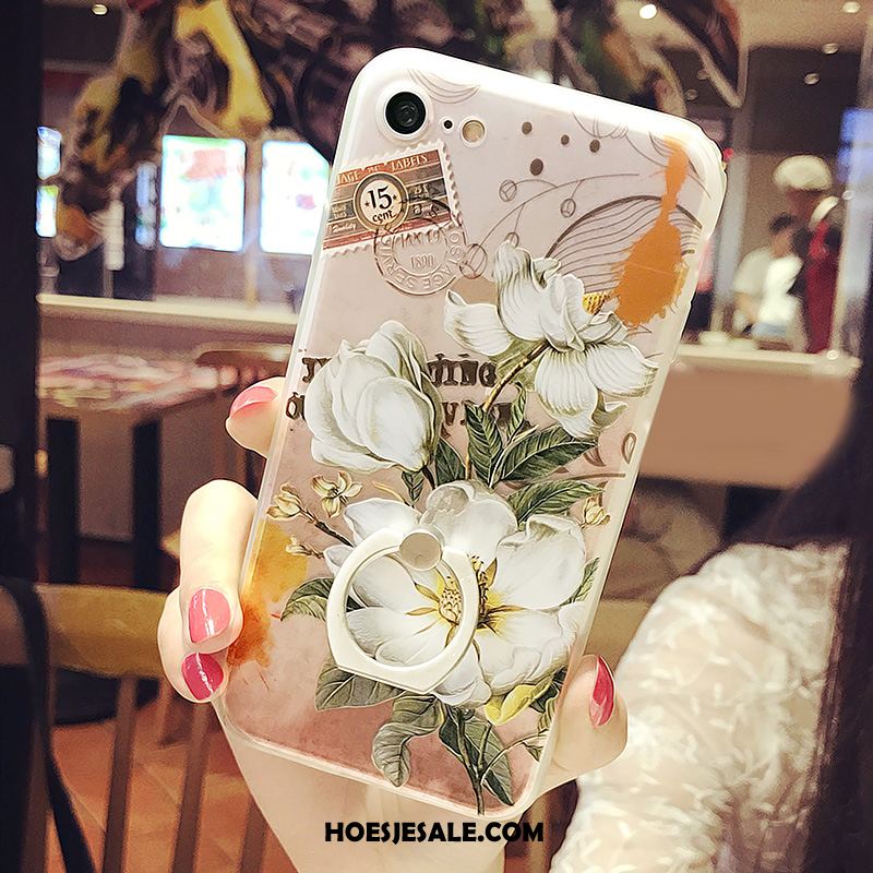 iPhone 7 Hoesje Mobiele Telefoon Kunst Bloemen Ring Bescherming Sale