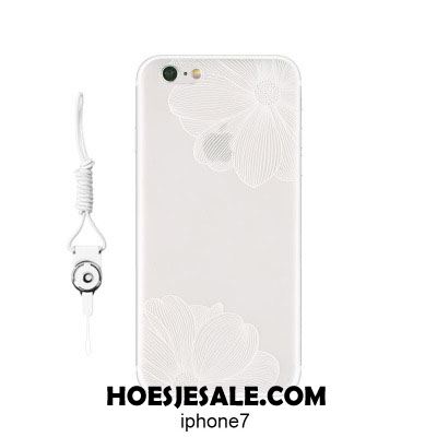 iPhone 7 Hoesje Nieuw Eenvoudige Doorzichtig Schrobben Siliconen Sale