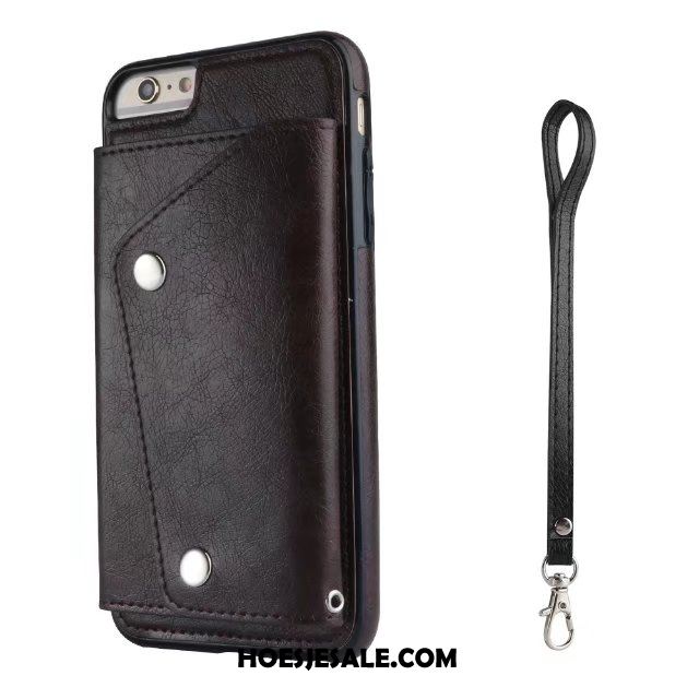 iPhone 7 Hoesje Portemonnee Mobiele Telefoon Hanger Anti-fall Leren Etui Korting