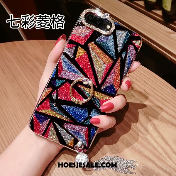 iPhone 7 Plus Hoesje Klittenband Met Strass Trendy Merk Kleur Ring Kopen