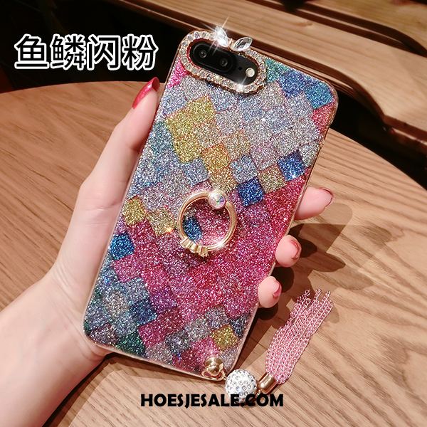 iPhone 7 Plus Hoesje Klittenband Met Strass Trendy Merk Kleur Ring Kopen