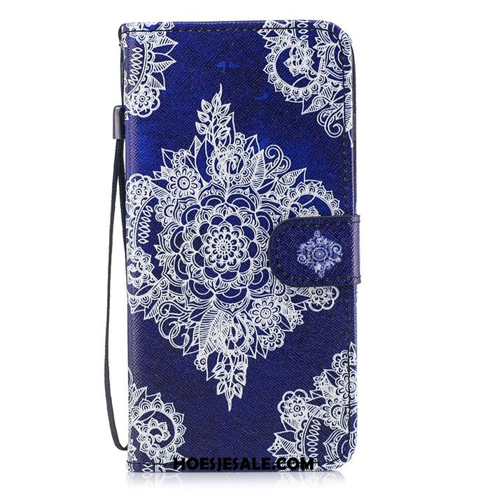 iPhone 7 Plus Hoesje Leren Etui Blauw Nieuw All Inclusive Folio Sale