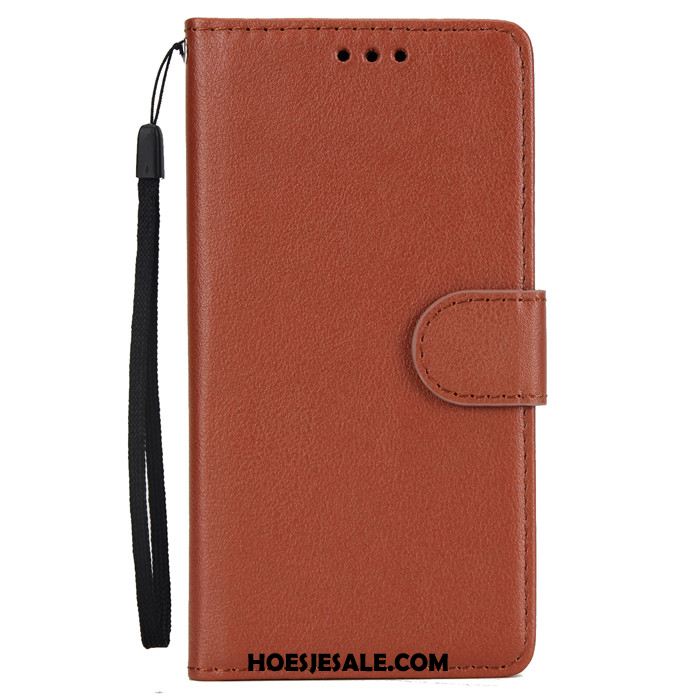 iPhone 7 Plus Hoesje Leren Etui Nieuw Trend Hoes Wit