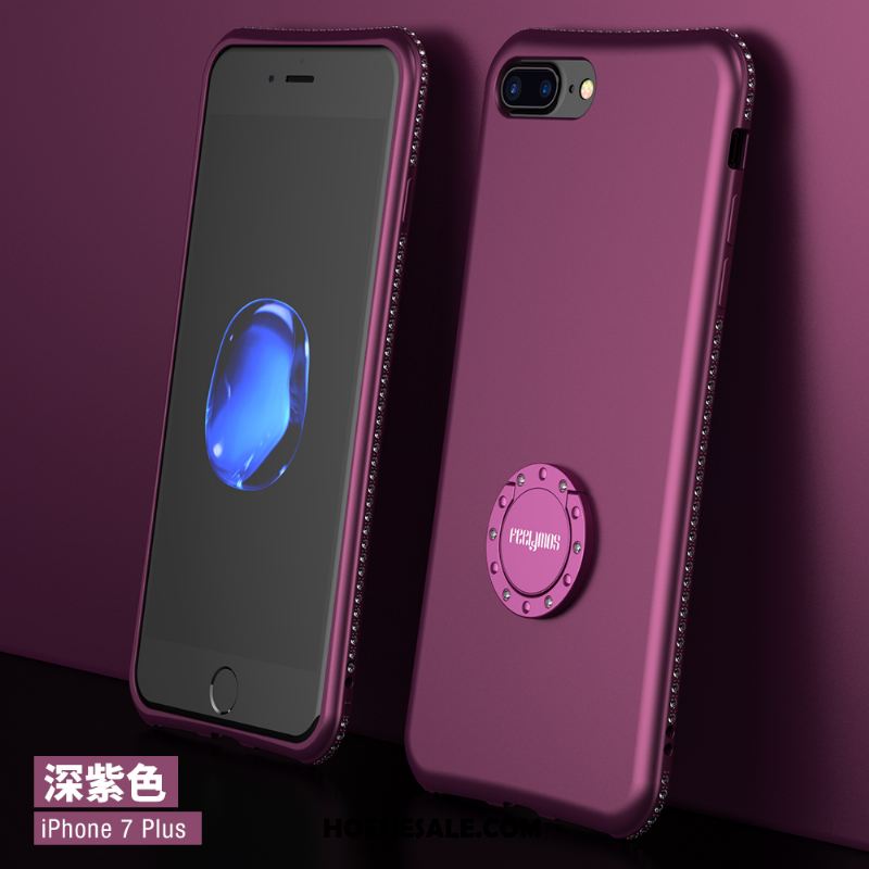 iPhone 7 Plus Hoesje Purper Met Strass Ondersteuning Hanger Luxe Kopen