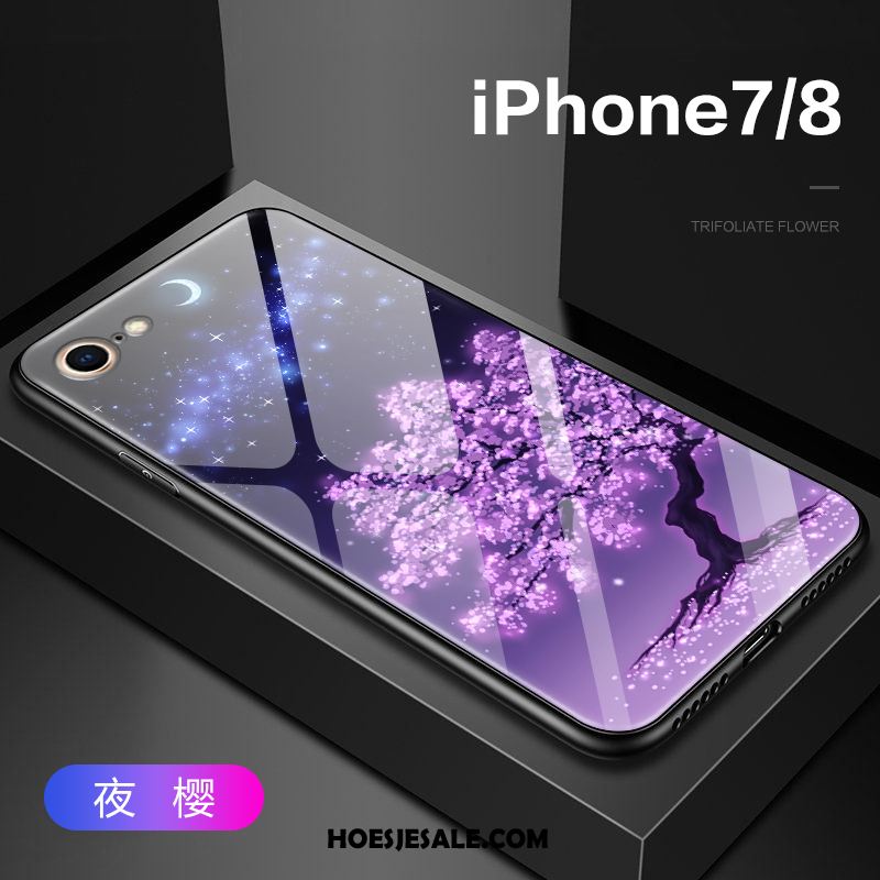 iPhone 8 Hoesje Dun Glas Mobiele Telefoon Bescherming Anti-fall Sale