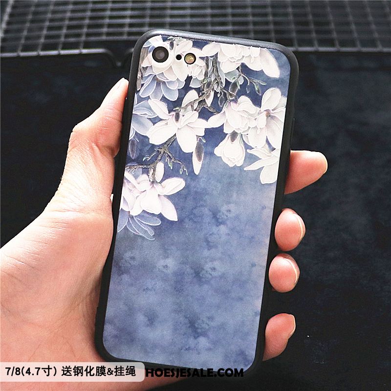 iPhone 8 Hoesje Hanger All Inclusive Persoonlijk Chinese Stijl Zacht Goedkoop