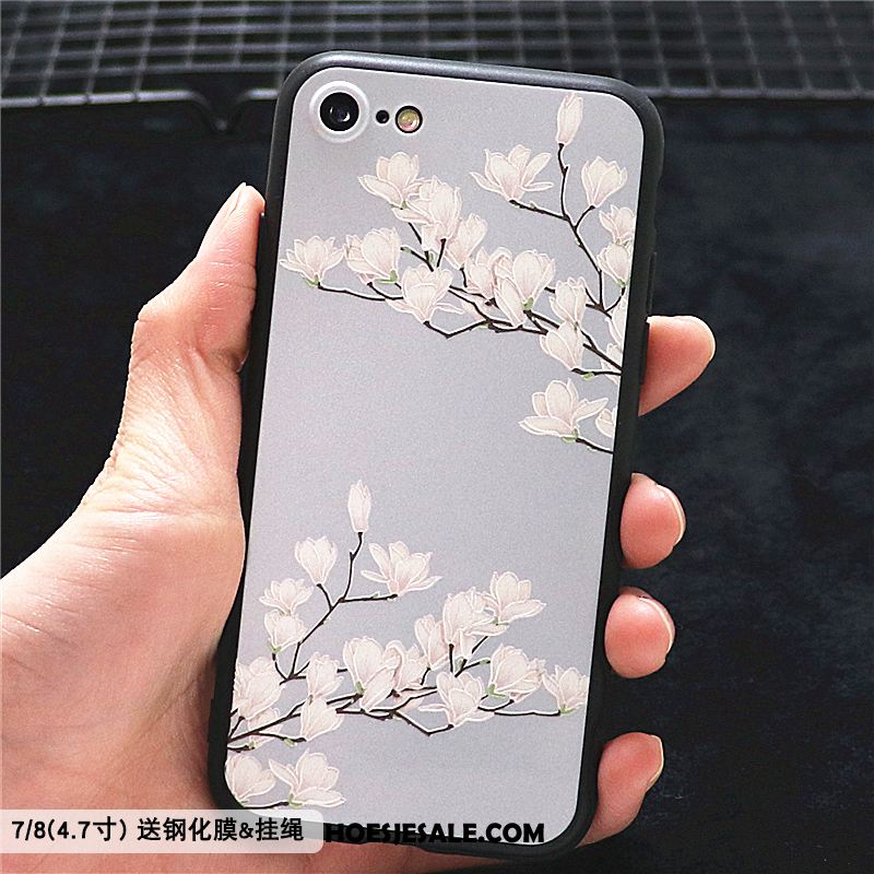 iPhone 8 Hoesje Hanger All Inclusive Persoonlijk Chinese Stijl Zacht Goedkoop