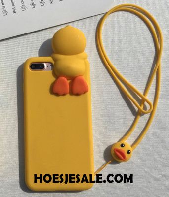 iPhone 8 Plus Hoesje Anti-fall Mini Eend Mooie Mobiele Telefoon Winkel