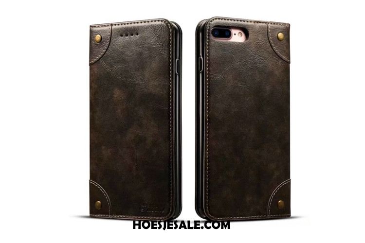 iPhone 8 Plus Hoesje Hoes Zacht Bescherming Folio Licht Korting