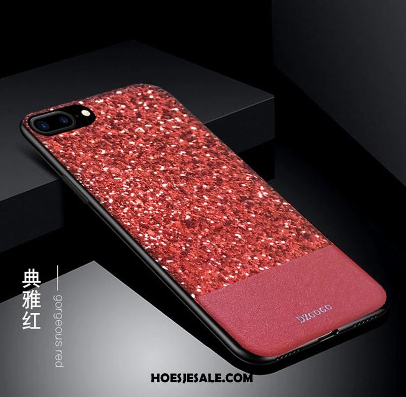 iPhone 8 Plus Hoesje Rood Anti-fall Met Strass Nieuw Roze Kopen