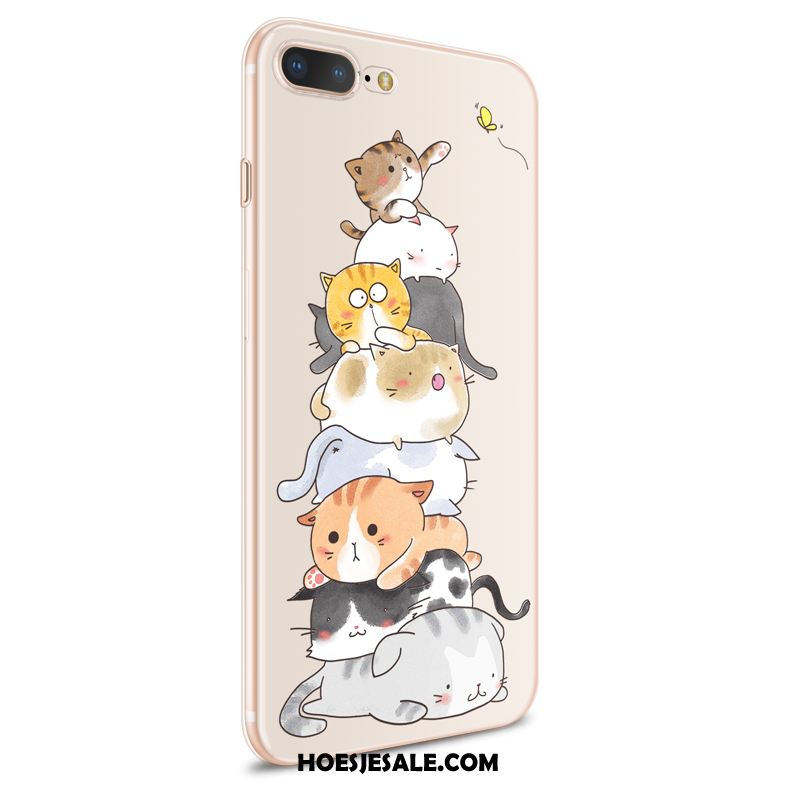 iPhone 8 Plus Hoesje Siliconen All Inclusive Mobiele Telefoon Net Red Hoes Online