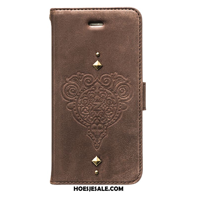 iPhone Se 2020 Hoesje Bescherming Mobiele Telefoon Leren Etui Hoes