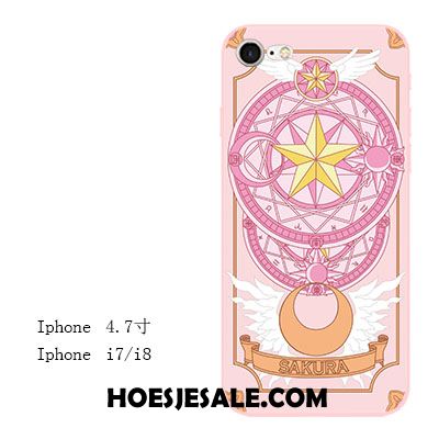 iPhone Se Hoesje Anti-fall Mobiele Telefoon Roze Mini Zacht Goedkoop