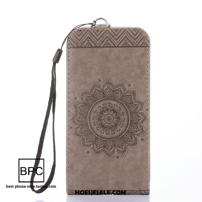 iPhone Se Hoesje Grijs Folio Kaart Hanger Patroon Korting