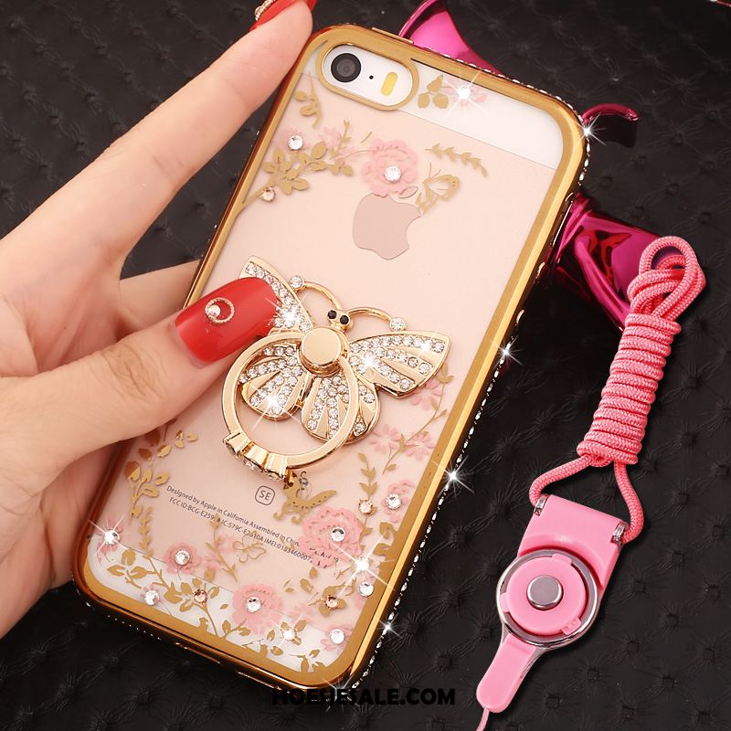 iPhone Se Hoesje Hoes Hanger Bescherming Mobiele Telefoon Roze Sale