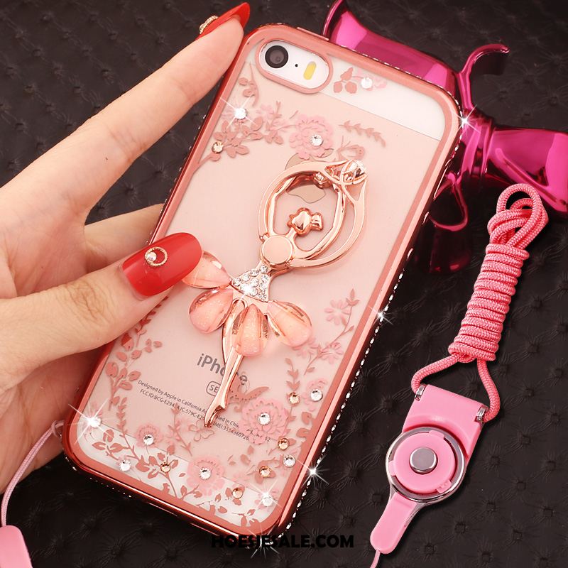 iPhone Se Hoesje Hoes Hanger Bescherming Mobiele Telefoon Roze Sale