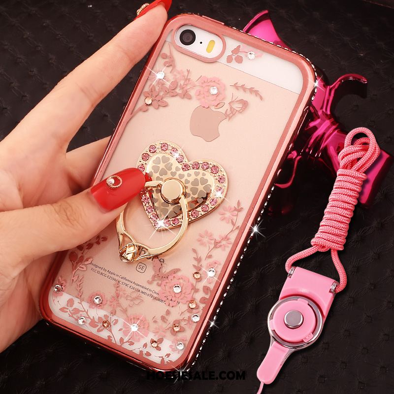 iPhone Se Hoesje Hoes Hanger Bescherming Mobiele Telefoon Roze Sale