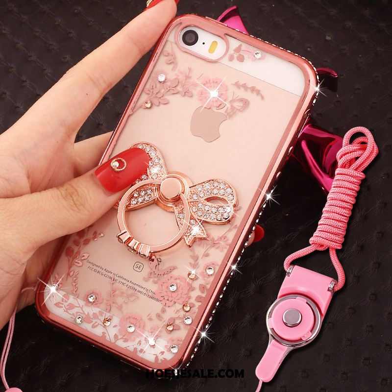 iPhone Se Hoesje Hoes Hanger Bescherming Mobiele Telefoon Roze Sale