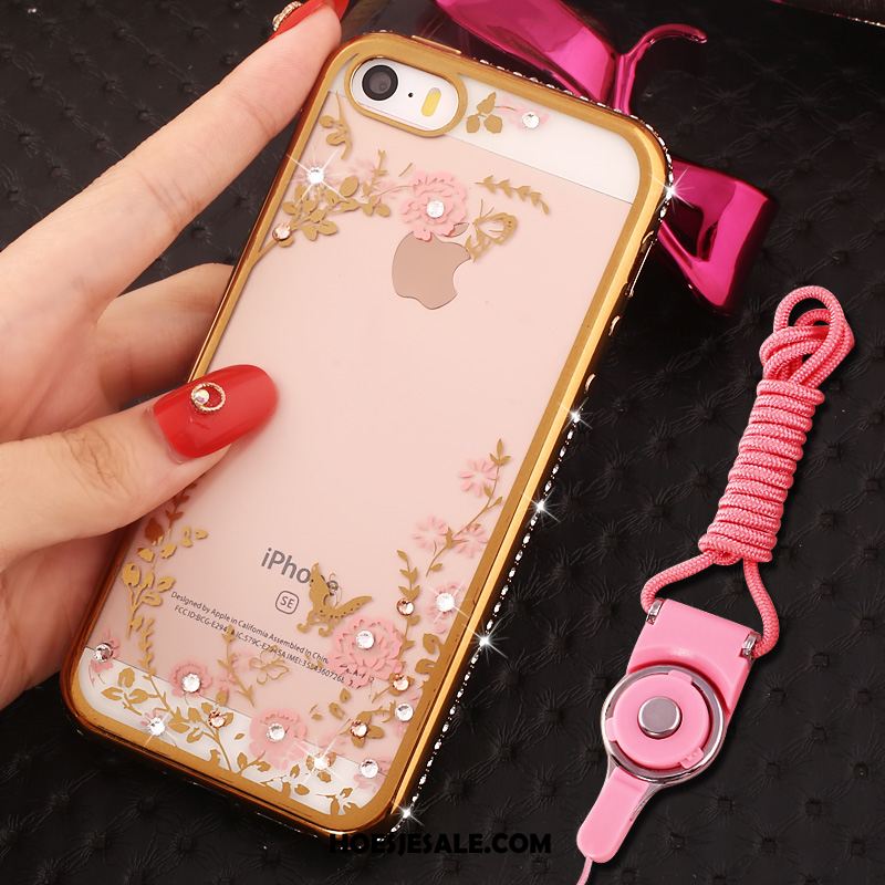 iPhone Se Hoesje Hoes Hanger Bescherming Mobiele Telefoon Roze Sale