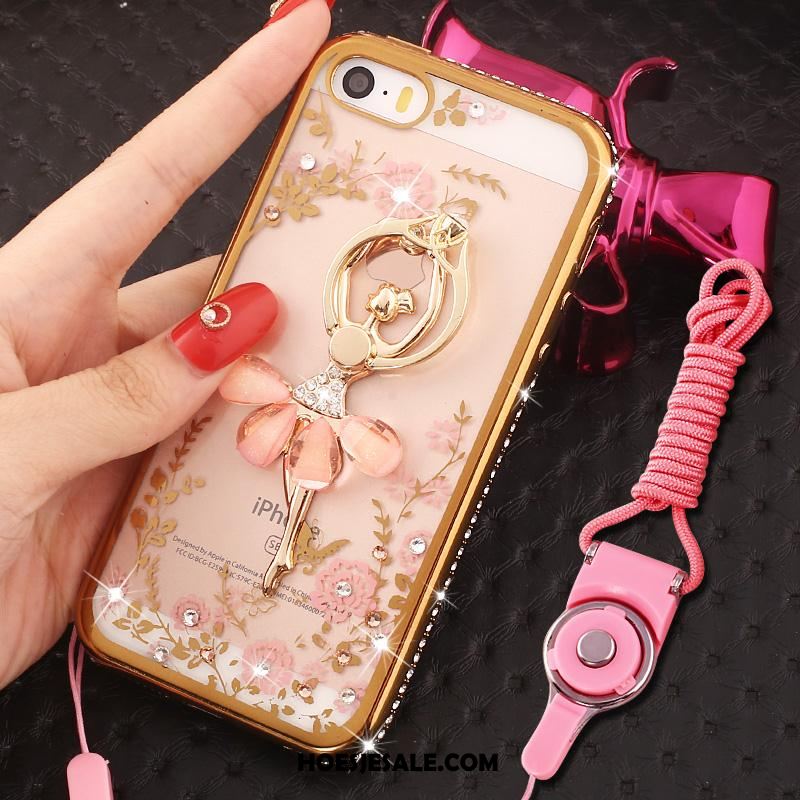 iPhone Se Hoesje Hoes Hanger Bescherming Mobiele Telefoon Roze Sale