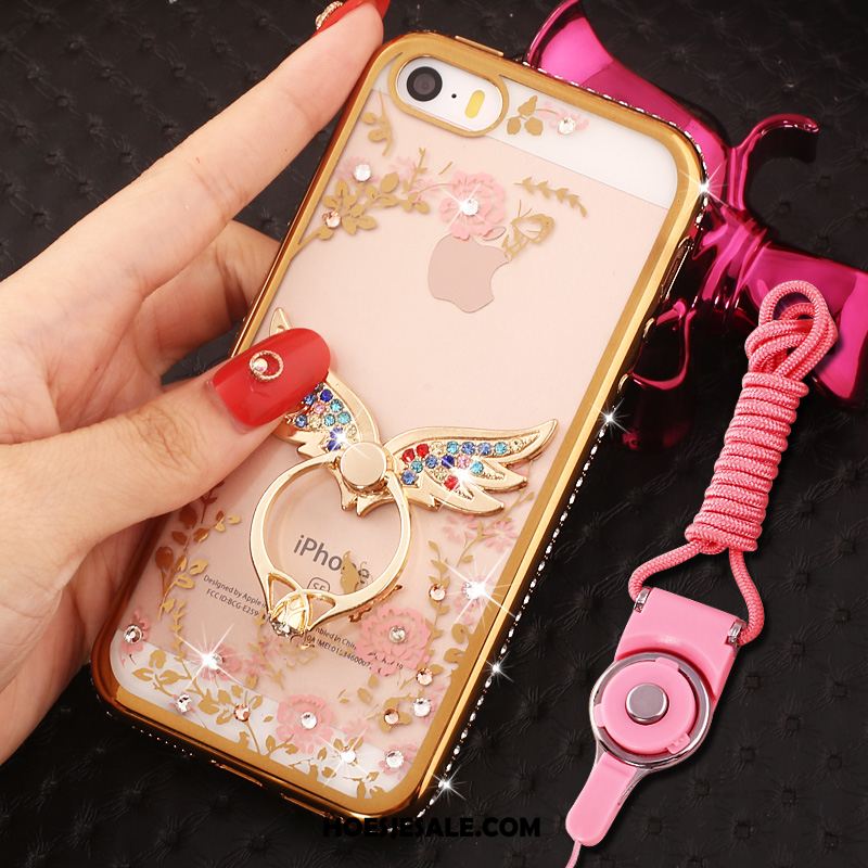 iPhone Se Hoesje Hoes Hanger Bescherming Mobiele Telefoon Roze Sale