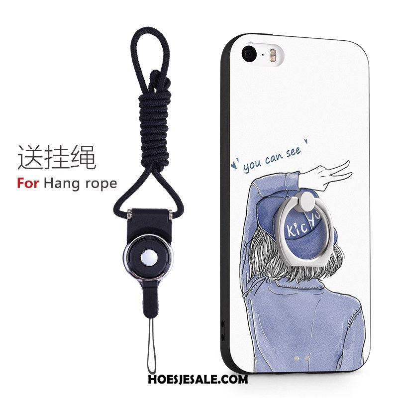 iPhone Se Hoesje Hoes Hanger Ring Anti-fall Roze Kopen