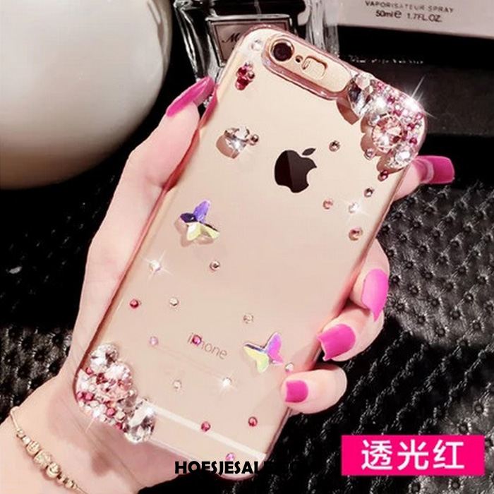 iPhone Se Hoesje Scheppend Luxe Doorzichtig Met Strass Mobiele Telefoon Sale