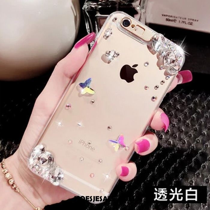 iPhone Se Hoesje Scheppend Luxe Doorzichtig Met Strass Mobiele Telefoon Sale