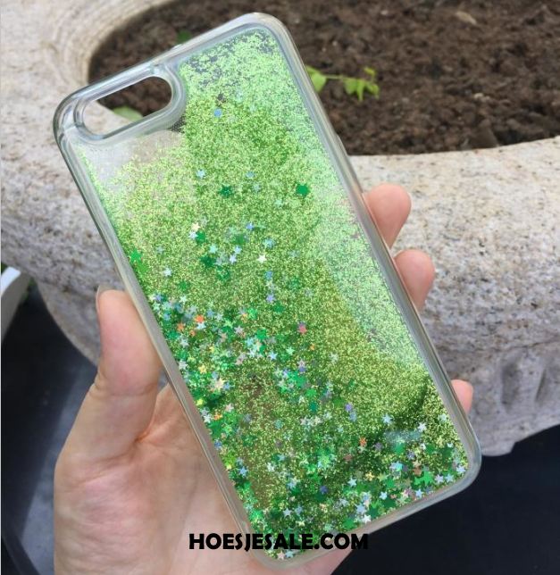 iPhone Se Hoesje Siliconen Anti-fall Groen Hoes Drijfzand Sale