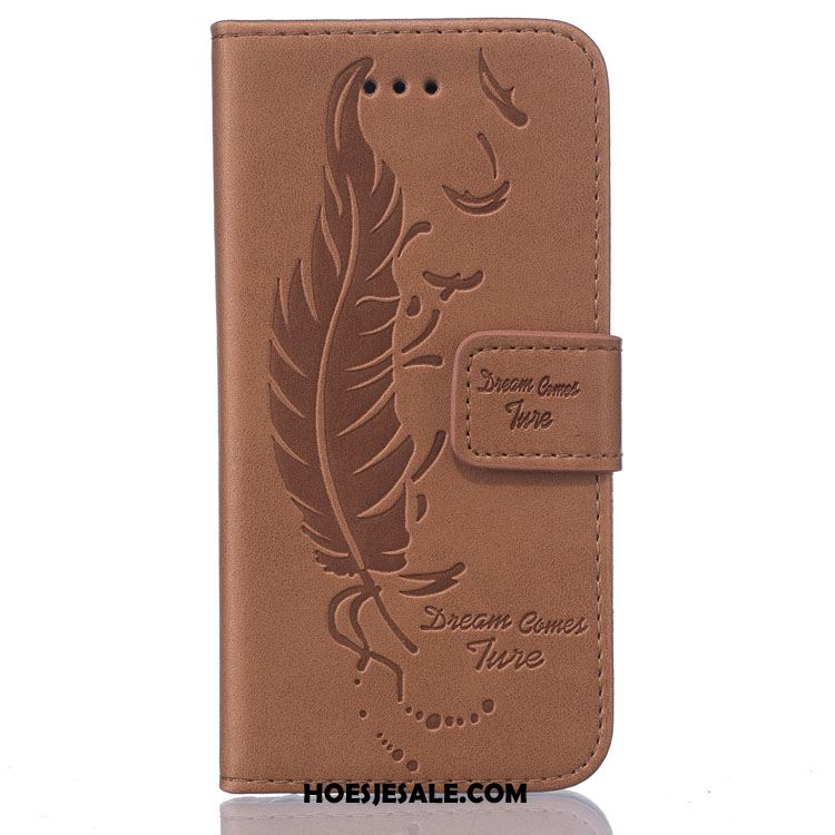 iPhone Se Hoesje Zacht Omkeerbaar Hoes Veer Leren Etui Goedkoop
