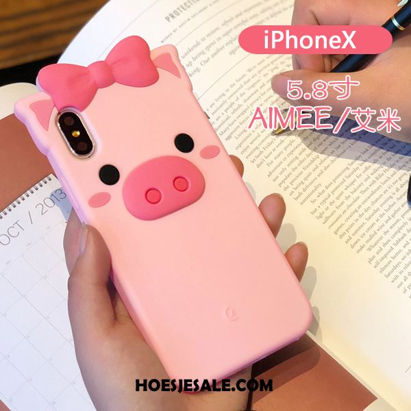 iPhone X Hoesje All Inclusive Original Roze Mooie Anti-fall Online