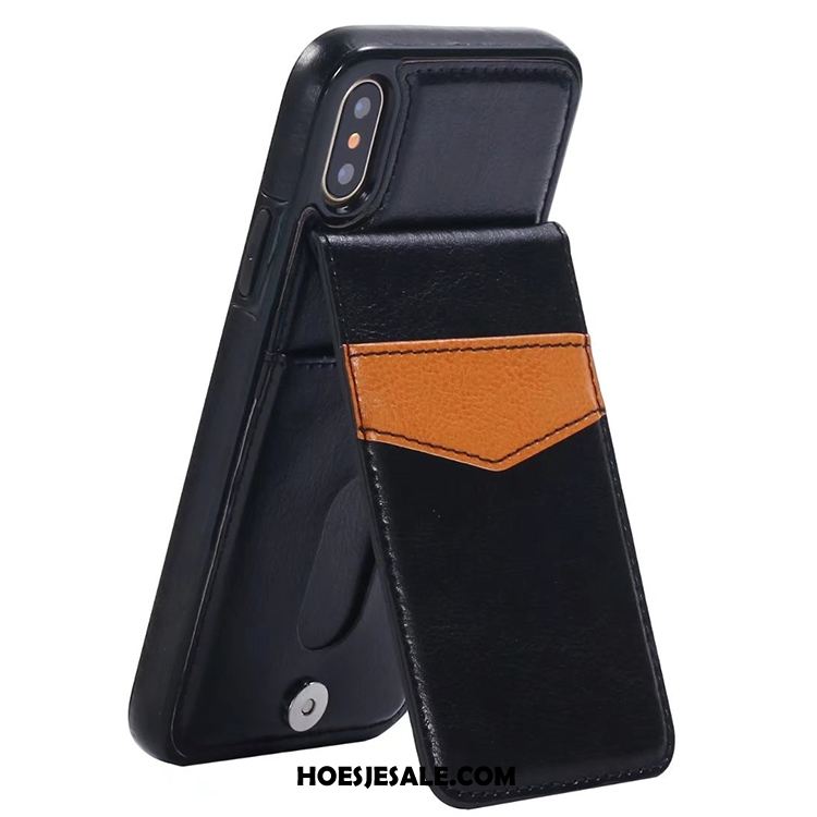 iPhone X Hoesje Folio Leren Etui All Inclusive Hoes Portemonnee Aanbiedingen