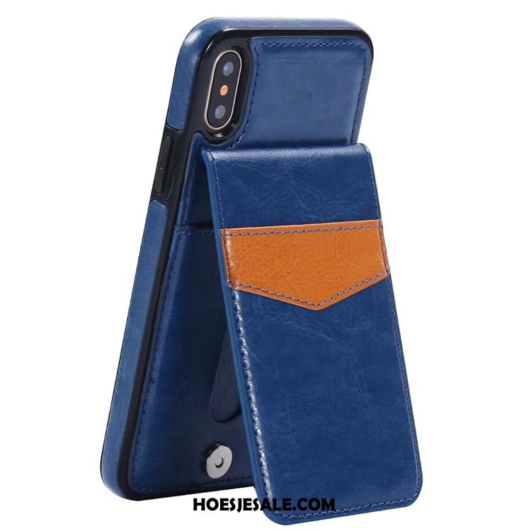 iPhone X Hoesje Folio Leren Etui All Inclusive Hoes Portemonnee Aanbiedingen