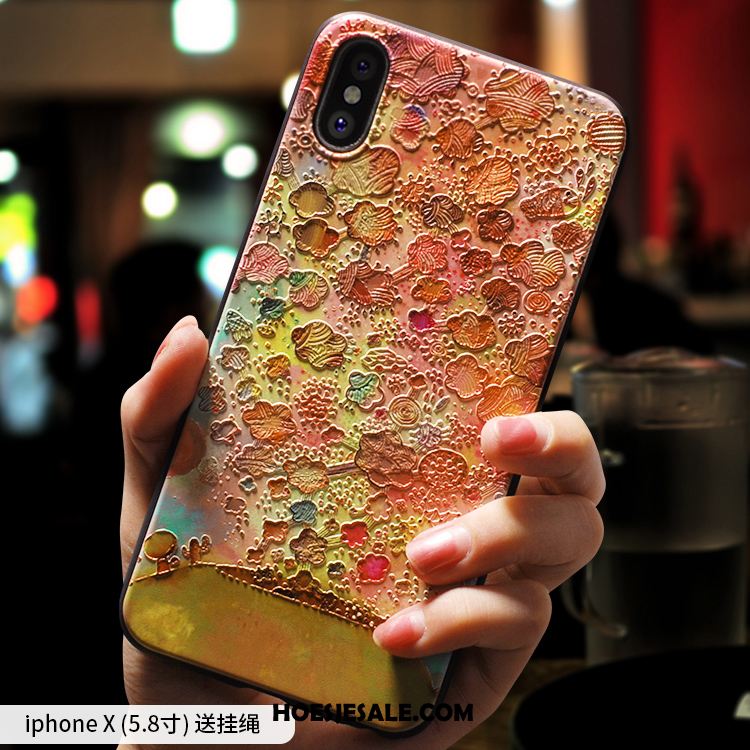 iPhone X Hoesje Groen Siliconen Nieuw All Inclusive Kunst Aanbiedingen