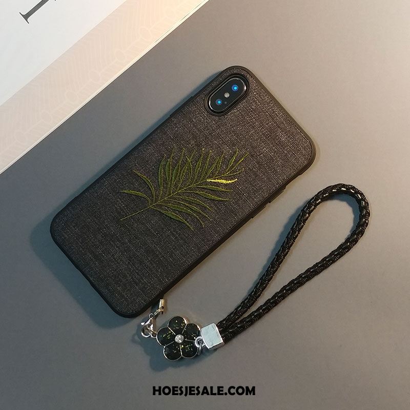 iPhone X Hoesje Hanger Mobiele Telefoon Anti-fall Borduurwerk Hoes Online