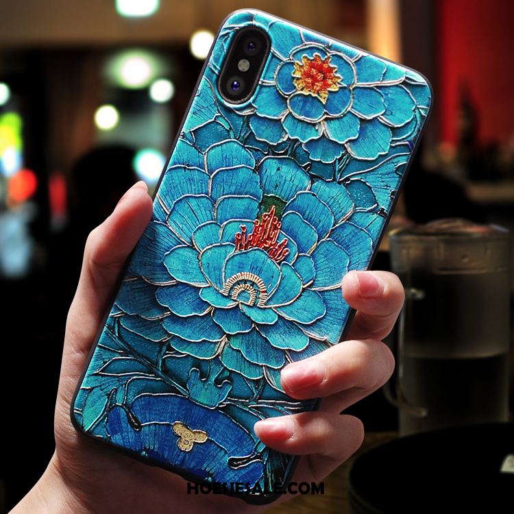 iPhone X Hoesje Siliconen Kleur Chinese Stijl Persoonlijk Scheppend Online
