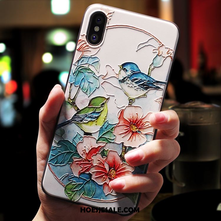 iPhone X Hoesje Siliconen Kleur Chinese Stijl Persoonlijk Scheppend Online
