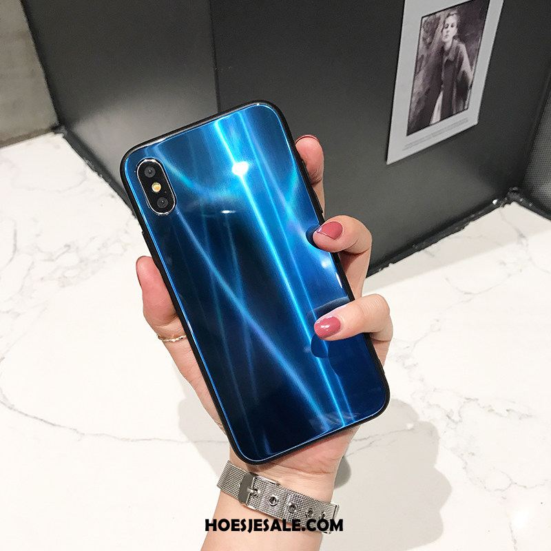 iPhone X Hoesje Spiegel Glas Scheppend Trendy Merk Bescherming Online