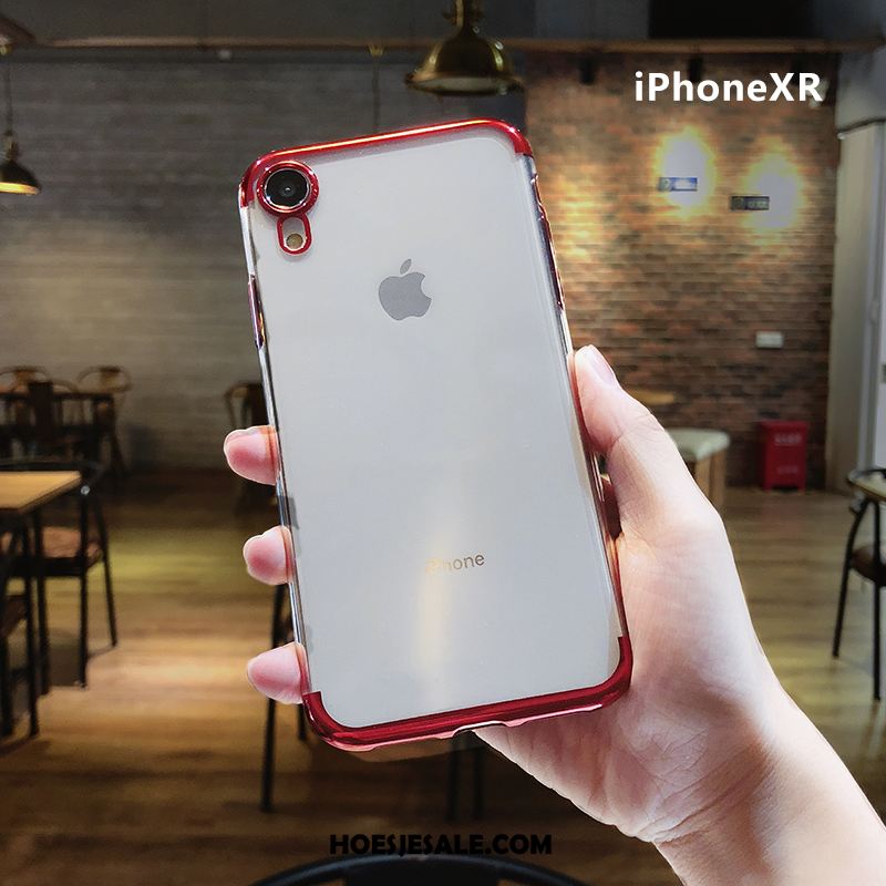 iPhone Xr Hoesje Anti-fall All Inclusive Trend Hoes Rood Winkel