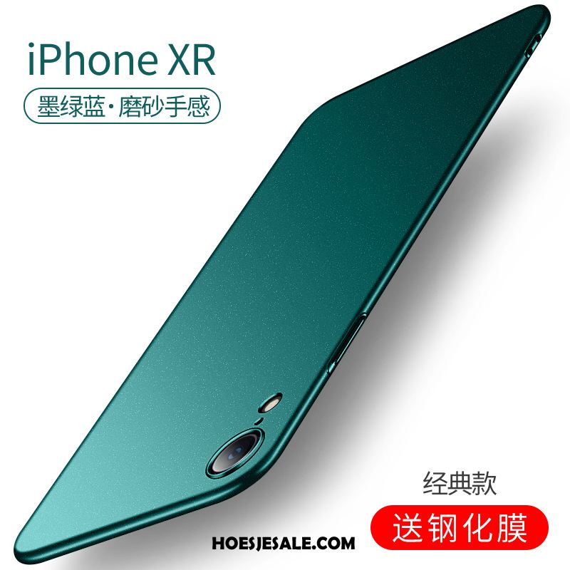 iPhone Xr Hoesje Hoes Scheppend Dun Hard Schrobben Sale