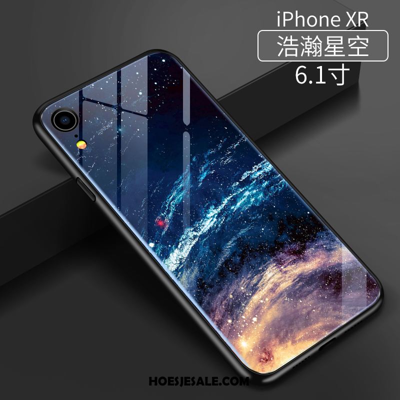 iPhone Xr Hoesje Hoes Zacht Mobiele Telefoon Blauw Dun Goedkoop