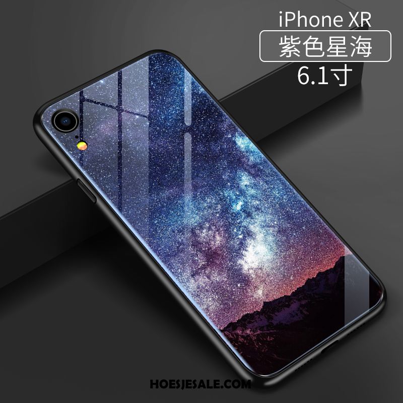 iPhone Xr Hoesje Hoes Zacht Mobiele Telefoon Blauw Dun Goedkoop