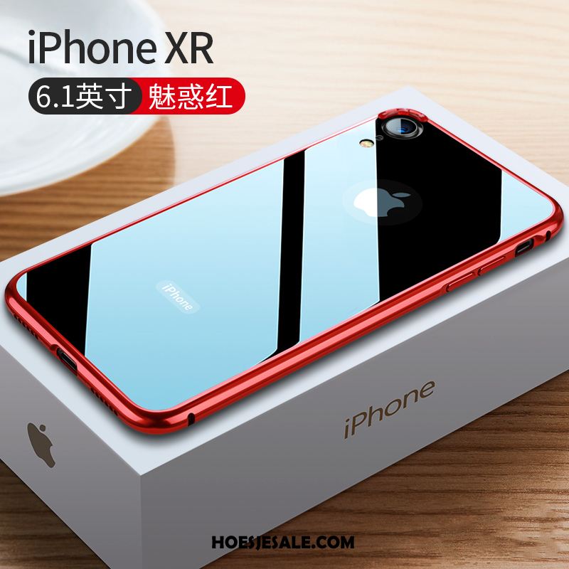 iPhone Xr Hoesje Metaal High End Goud Anti-fall Bescherming Kopen