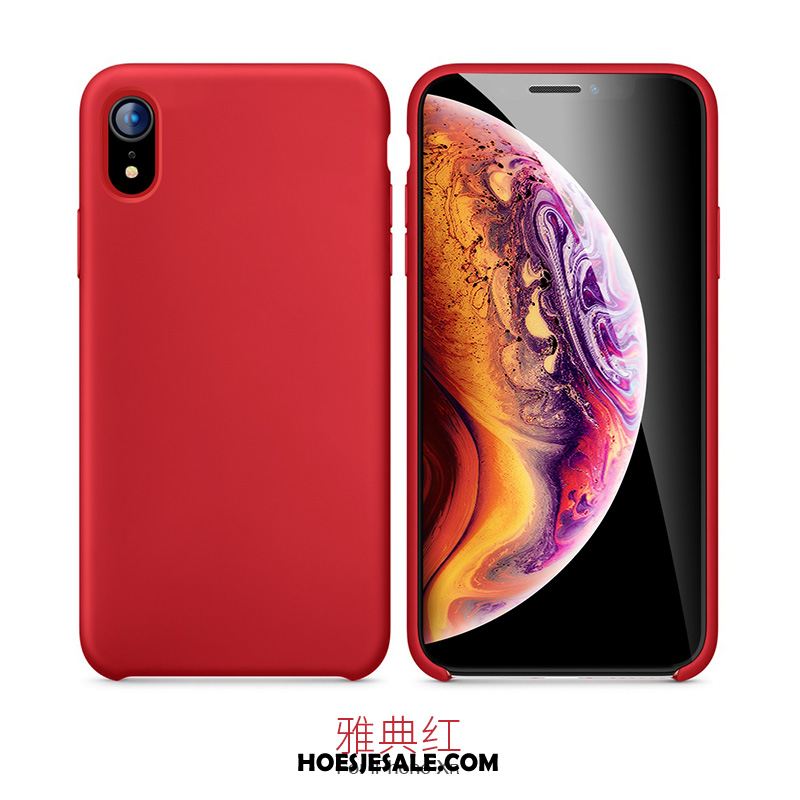 iPhone Xr Hoesje Mobiele Telefoon Siliconen Schrobben Rood Geel Kopen