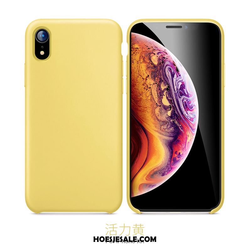 iPhone Xr Hoesje Mobiele Telefoon Siliconen Schrobben Rood Geel Kopen