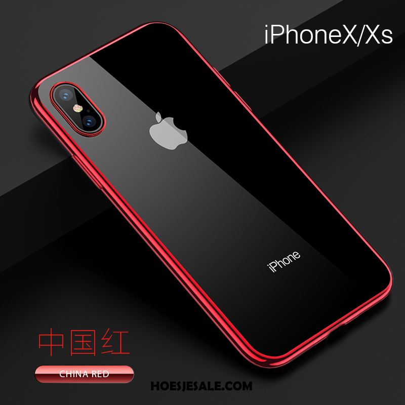 iPhone Xs Hoesje Anti-fall Doorzichtig Hoes Zacht Mobiele Telefoon Winkel