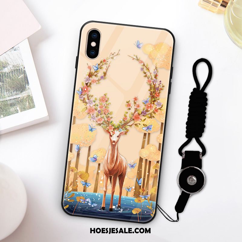 iPhone Xs Hoesje Anti-fall Scheppend All Inclusive Hanger Glas Sale