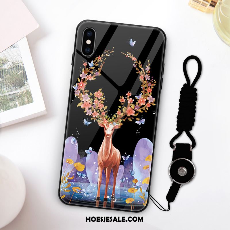 iPhone Xs Hoesje Anti-fall Scheppend All Inclusive Hanger Glas Sale