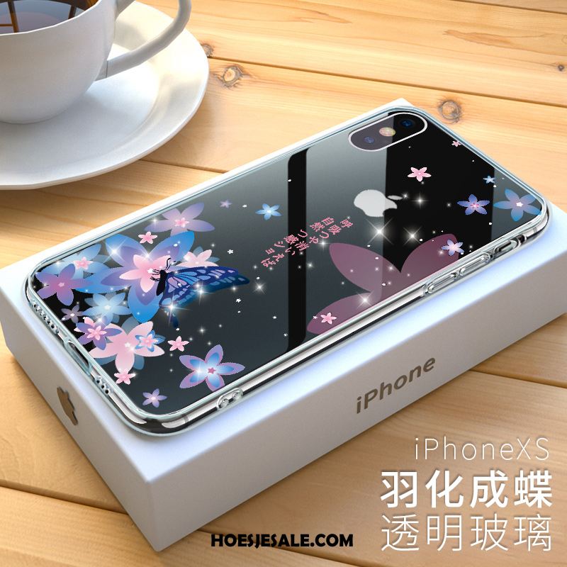 iPhone Xs Hoesje Anti-fall Trendy Merk Hoes Doorzichtig Siliconen Korting